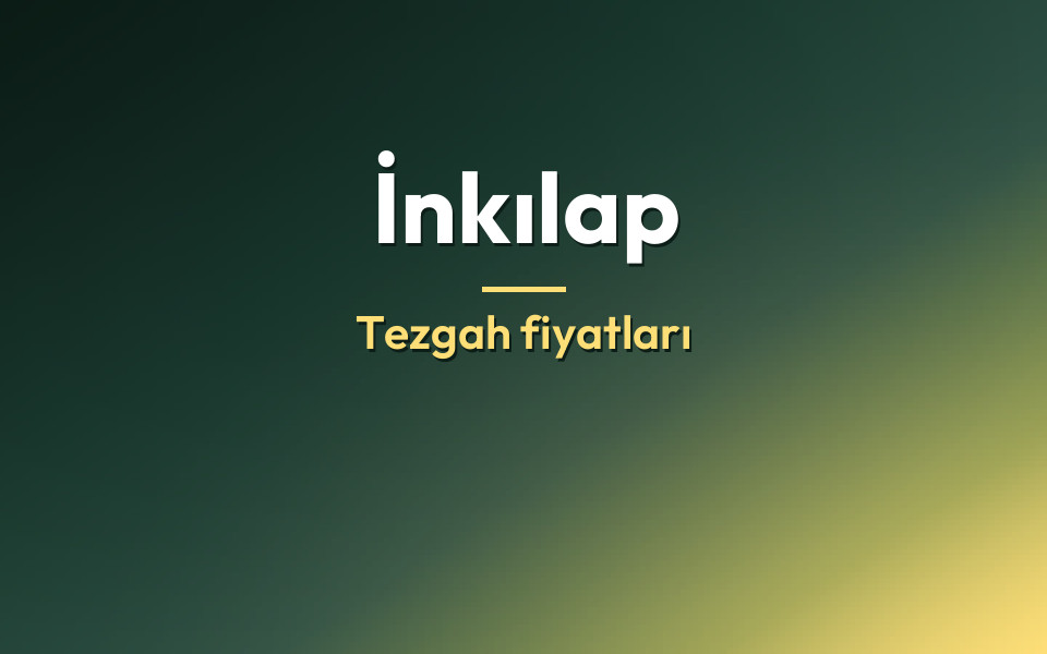 İnkılap Tezgah fiyatları