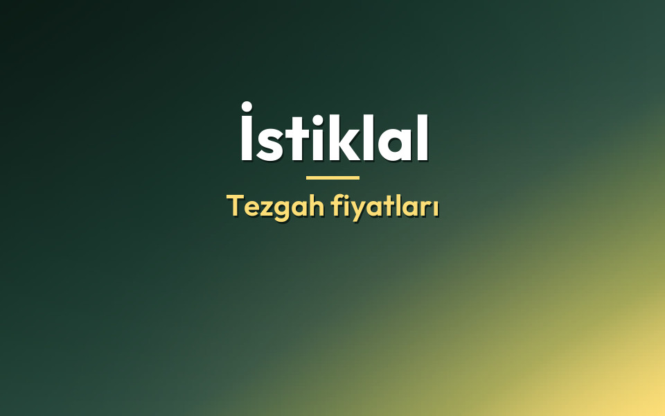 İstiklal Tezgah fiyatları