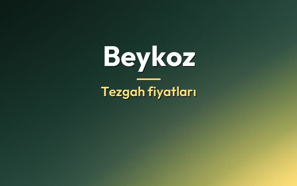 Beykoz Tezgah fiyatları