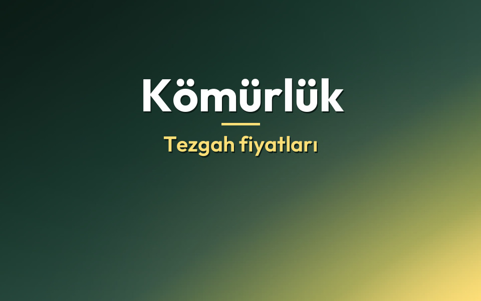 Kömürlük Tezgah fiyatları