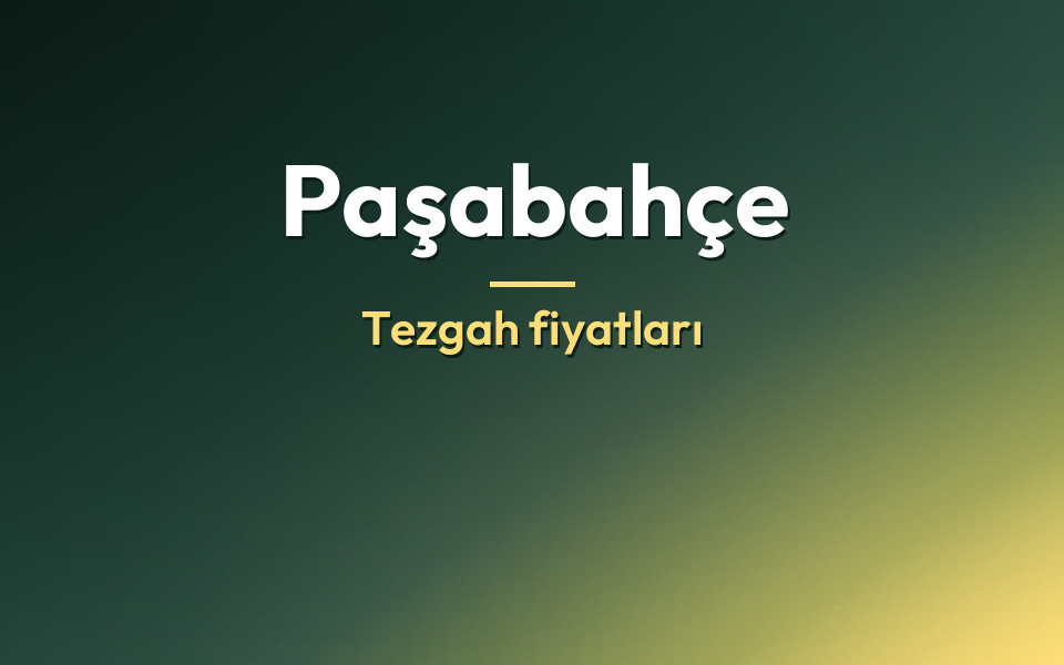 Paşabahçe Tezgah fiyatları