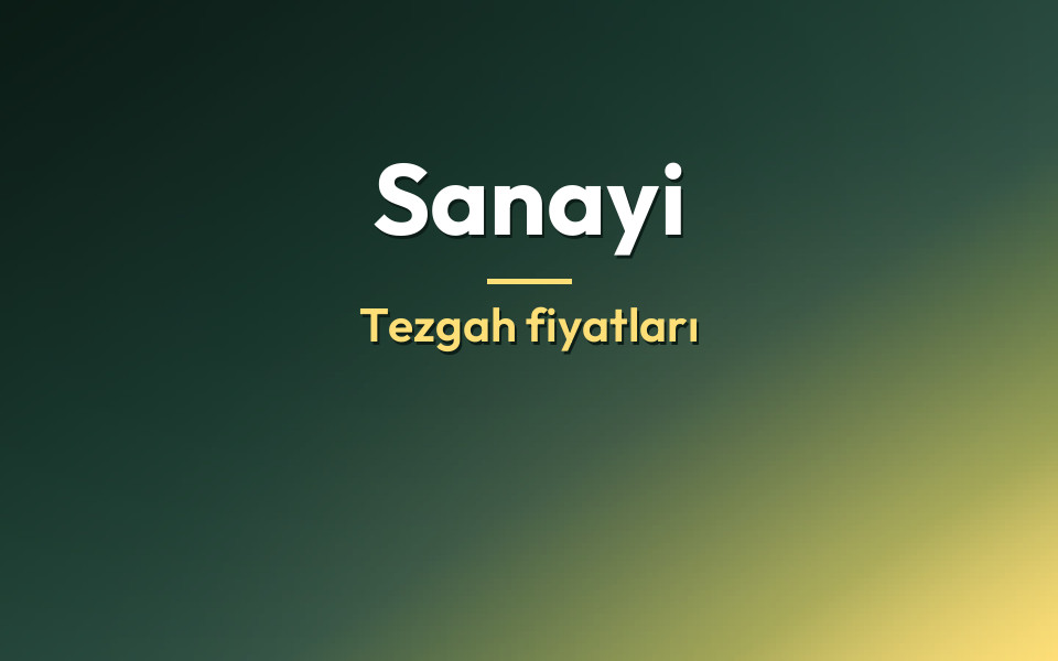 Sanayi Tezgah fiyatları